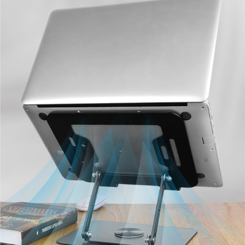Adjustable Folding Book Stand Metal Reading Rack Silver Holder