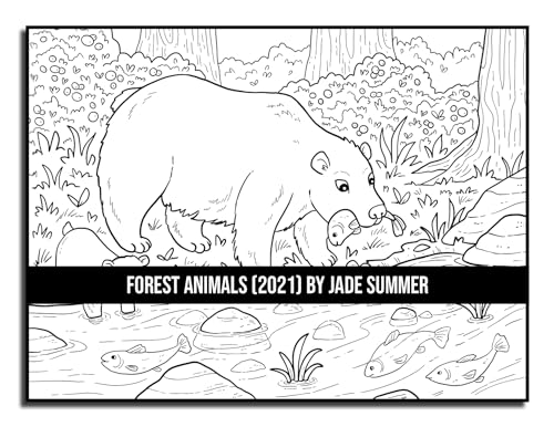 Forest Animals: An Adult Coloring Book with 50 Adorable Images of Woodland Creatures, Beautiful Flowers, Nature Scenes, and More! - Image 44