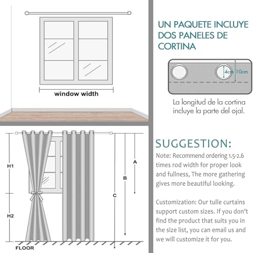 Rideau occultant kaki 270x270 cm en polyester isolant - 8