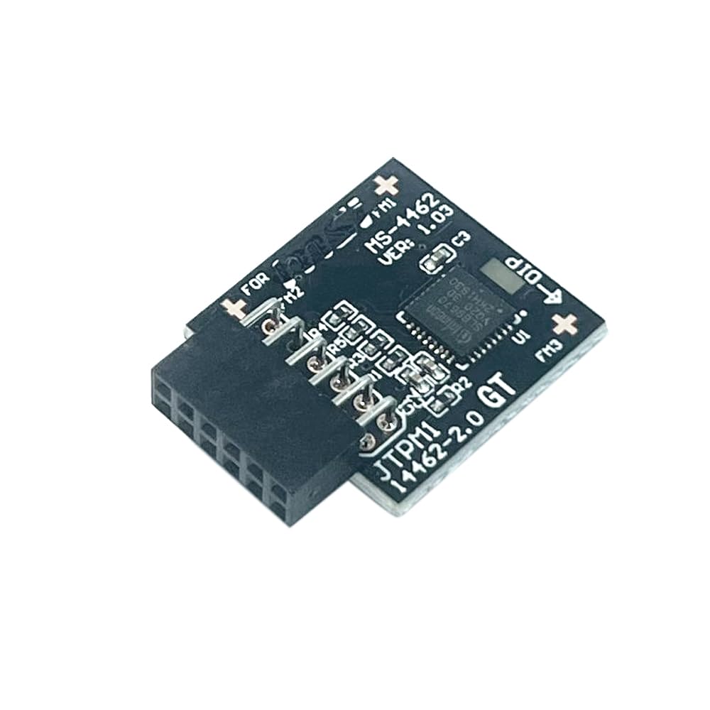 Gintai TPM2.0 Modul SPI 12Pin pour MSI AMD B550/B650/X570S/X670/A520M série