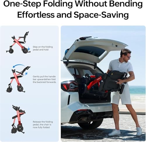 Image of Paiseec W3 3-in-1 Electric Wheelchair for Adults with Push-Assist