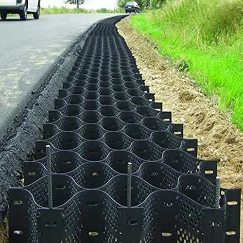 YKMYXZ, Rejillas de grava for caminos de acceso y pasarelas. Pavimento Geo Grid extra largo for áreas de tráfico ligero de 2 m x 9 m.(5m x 10m)