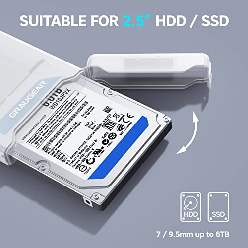 Caja externa para disco SATA de 2.5 pulgadas USB 3.0 miniatura 5