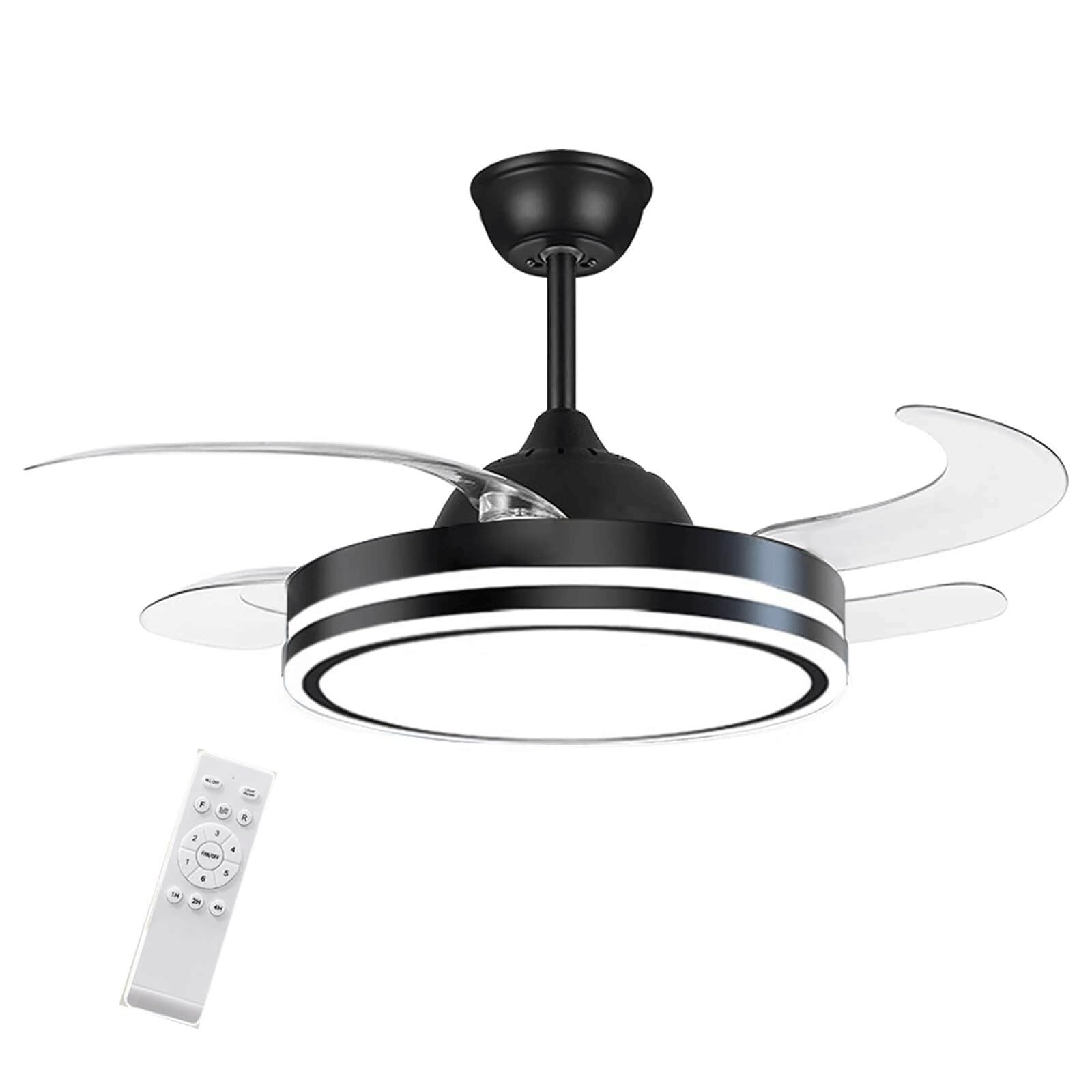 KLJUddGY Ceiling Fans with Lights 42in-48in LED Fandelier