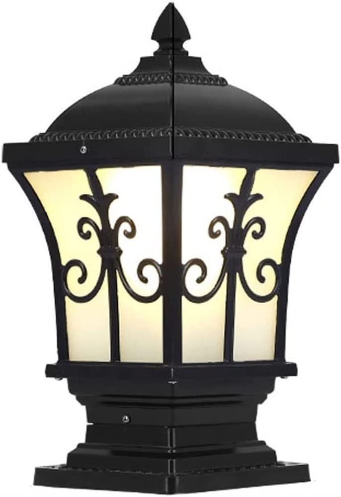 Post lantern aluminium IP54 étanche WQHPLMD pour éclairage extérieur - 6