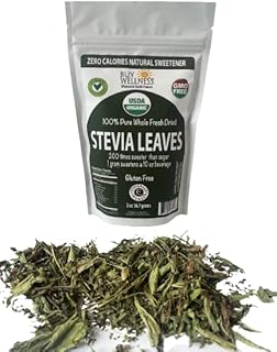 Stevia Leaves Organic Dried Stavia Leaf Stevia Leaf Dry Stevia Whole leaves of Stevia 2 oz