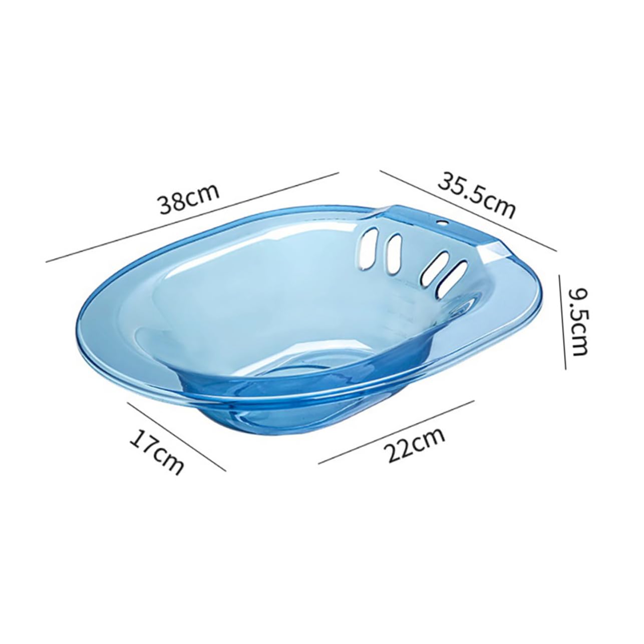 Gatuida Sitz Bath for Women Treatment Pregnant Care Elderly Wash Basin Toilet Seat Bath Bowl
