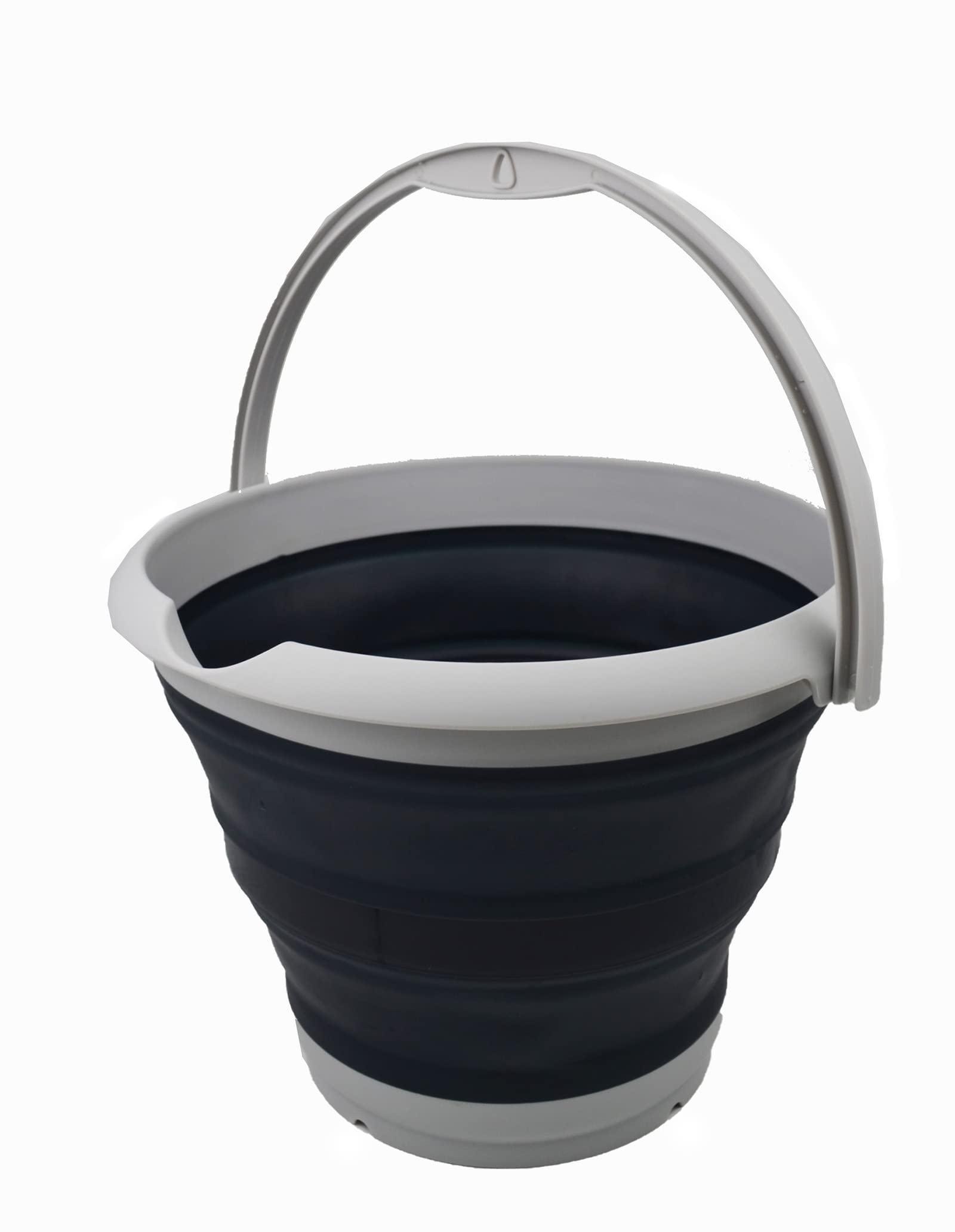 2 Stück Faltbare Kunststoffeimer 10 Liter – Blau & Grün, Platzsparend, Für Garten, Camping, Auto & Strand