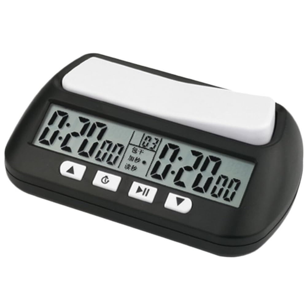 Relógio de Xadrez Digital Profissional com Timer e Incremento