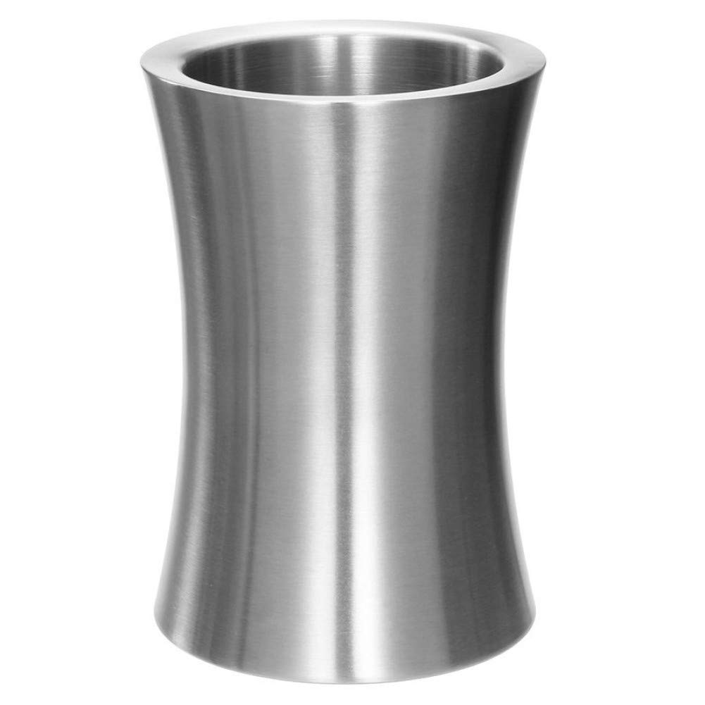 Refroidisseur de vin - Refroidisseur de Seau à Glace à Double paroi en Acier Inoxydable avec Surface brossée Mate - Garde Le Champagne au Froid