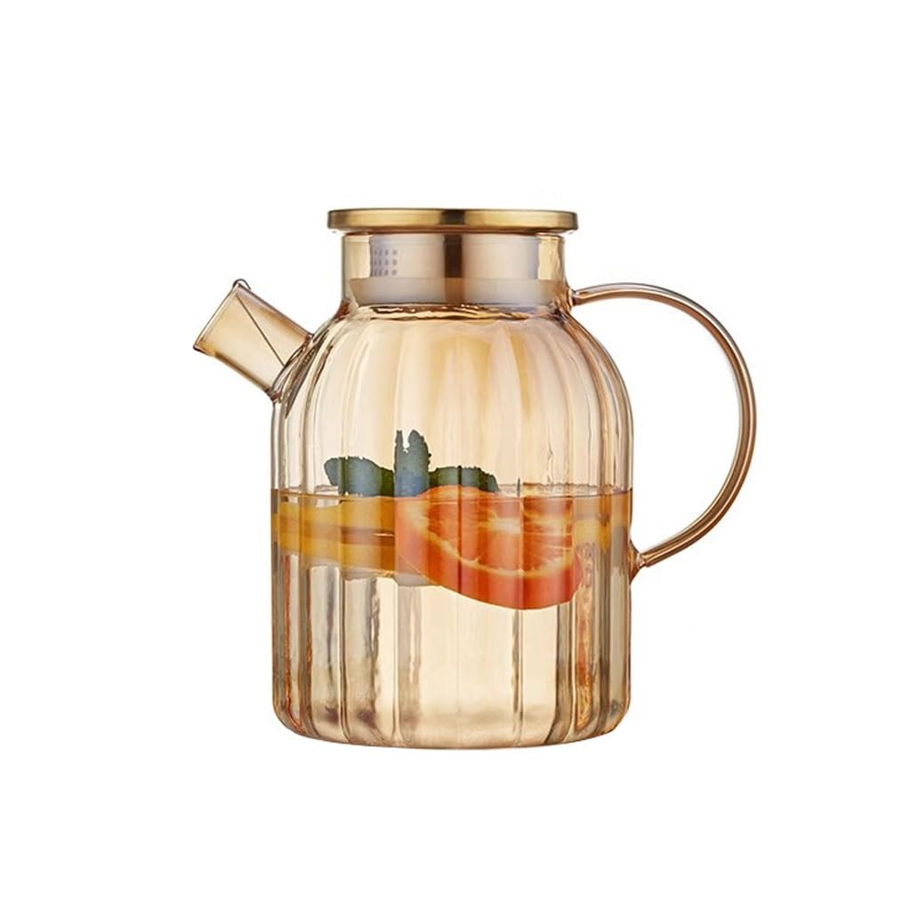 Bollitore per acqua fredda Bollitore freddo Bollitore in vetro Teiera domestica di grande capacità Succo di ghiaccio estivo Bollitore per acqua Bollitore per acqua