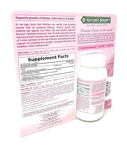 Nature's Bounty Hair Growth Capsules