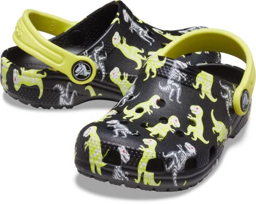 Sandália Classic Easy Icon, Crocs, Criança Unissex, Black, 25