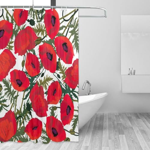 Rideau de douche polyester de qualité supérieure 12 œillets robustes - 4