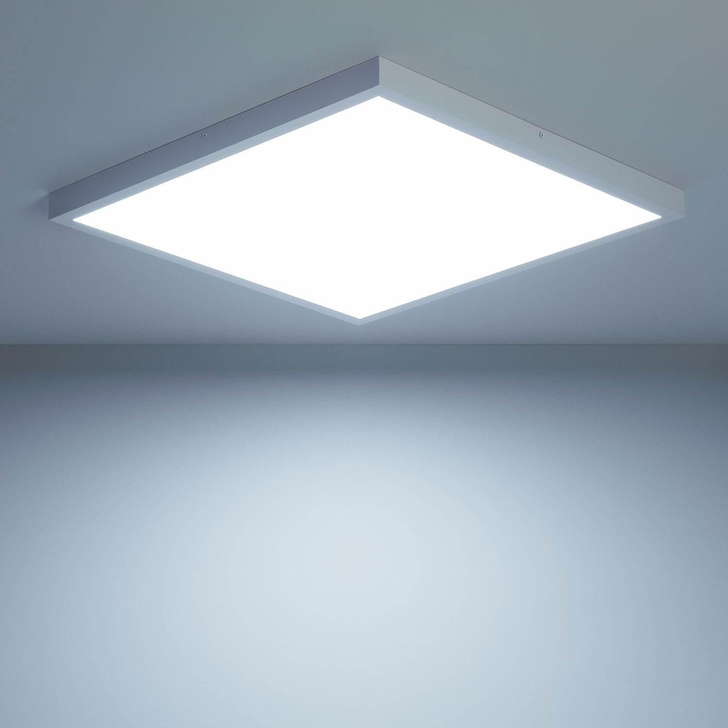 LEDKIA Plafonnier LED Carré 48W 600x600 mm 6000K Blanc froid