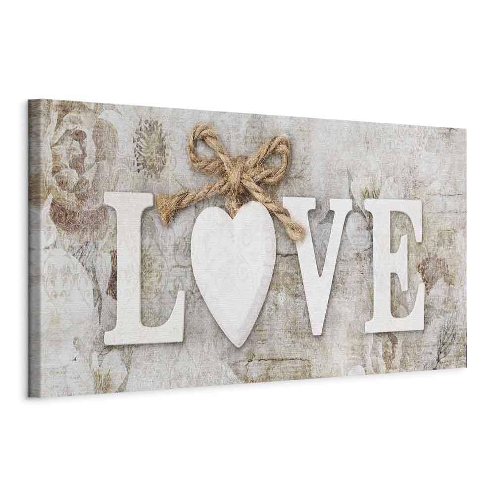 Décoration murale pour salon et chambre avec tableau vintage poétique