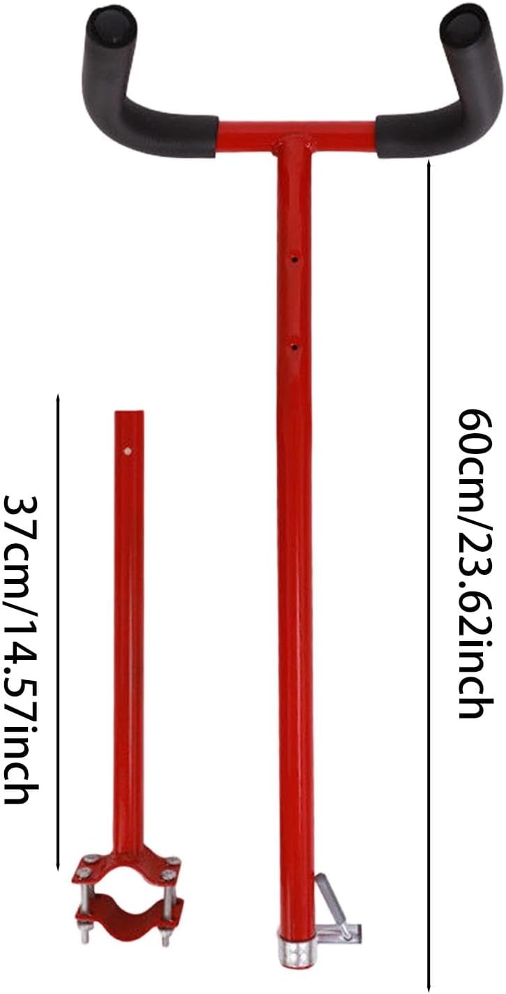 Replacement Handle Extension Bar Accessories Comfortable Rod Handlebars Extenders for Children's Tricycle, Red