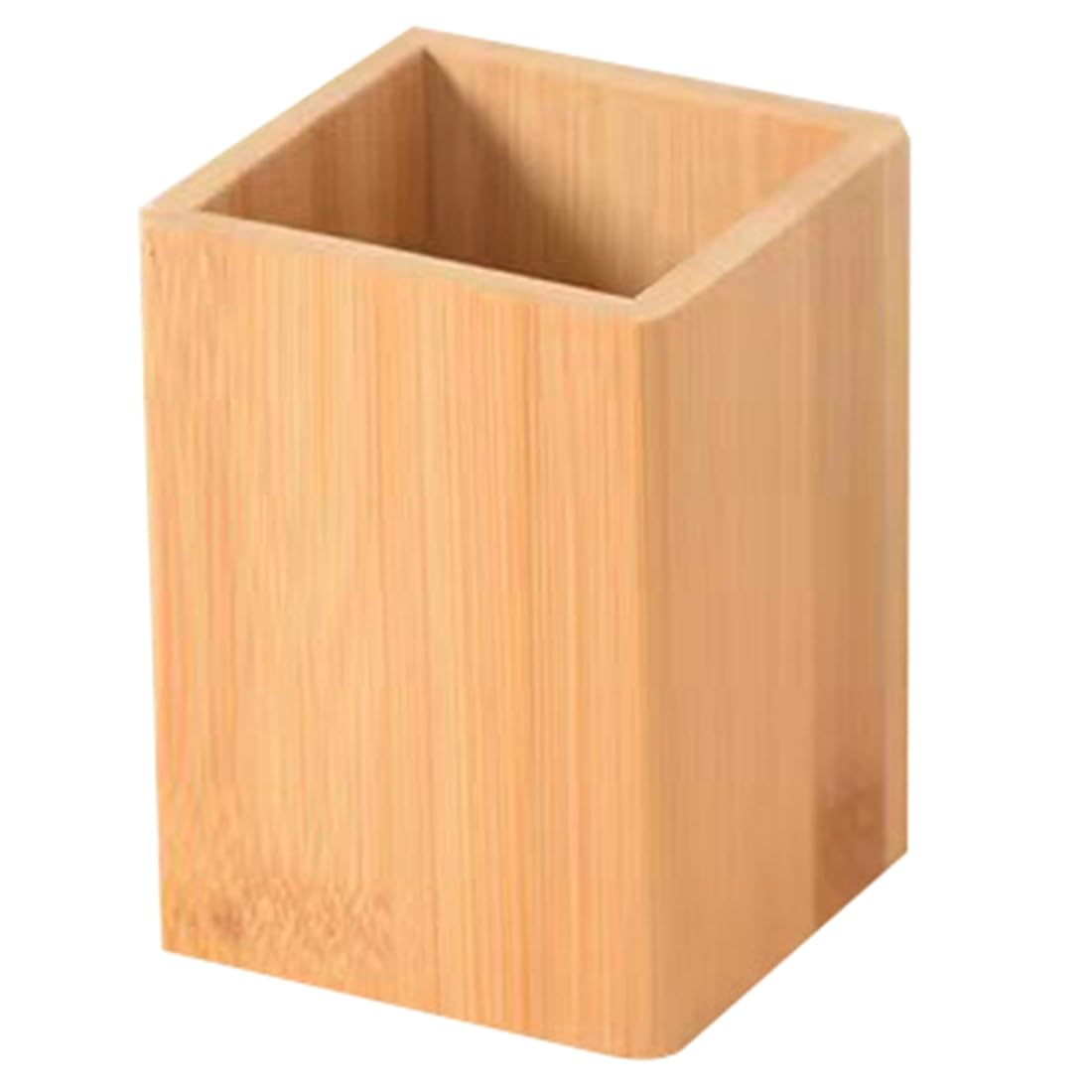 Jnchdghwa Multifunctional Bamboo Pen Holder Desktop Organizer Stationery Pencil Storage for Home Study