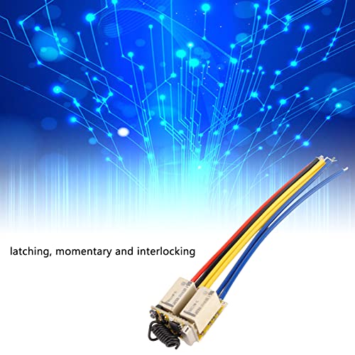 Mini RF 2CH Relay Switch, DC3.7‑12V 2CH 433Mhz RF Wireless Relay Remote Control, Micro Switch with learn button - Image 4