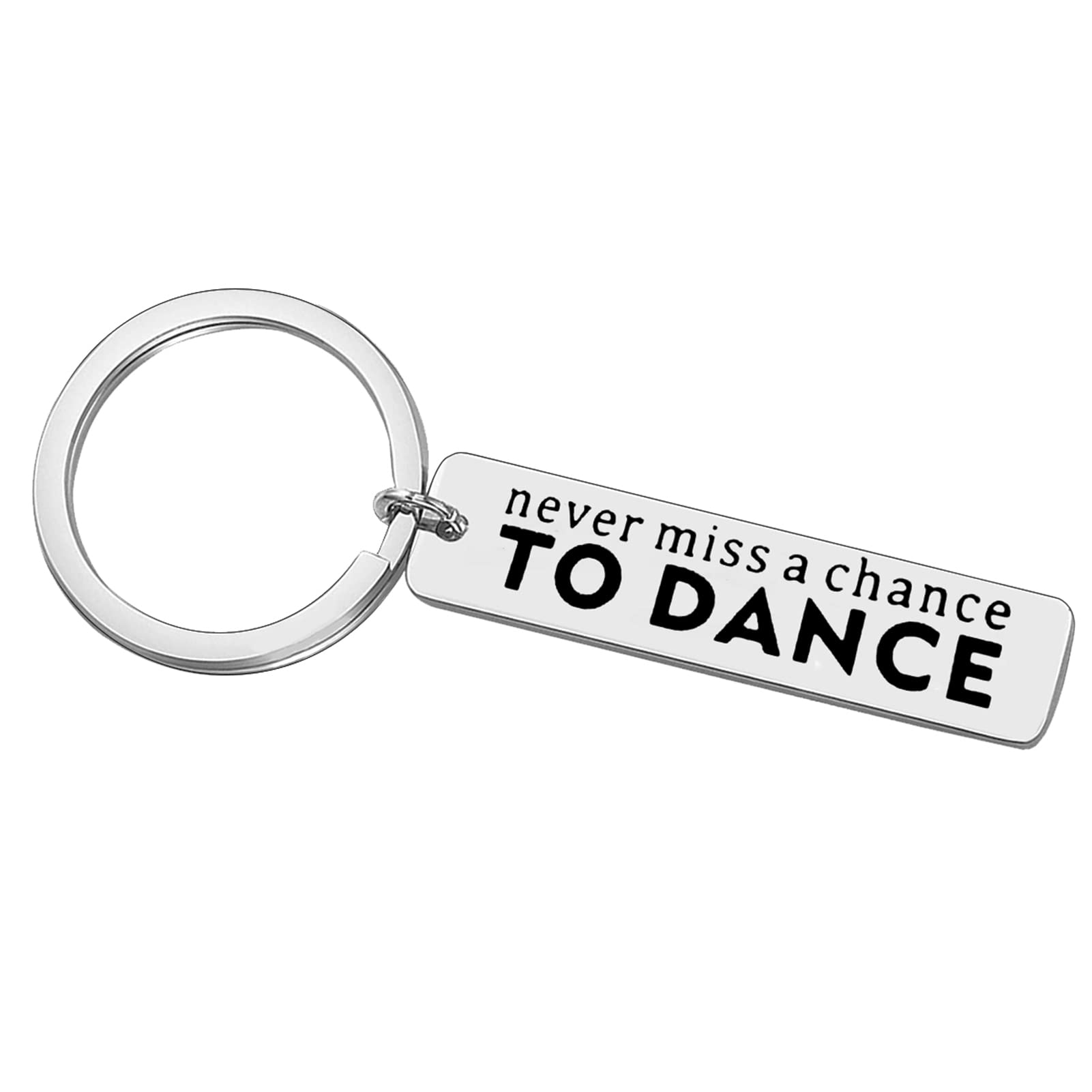 Inspirational Dancer Keyring - Ballet, Jazz, Hip Hop, Latin - Encouragement Gift for Friends, Sister, Daughter - Dance Recitals, Teams, Birthday, Christmas, Graduation