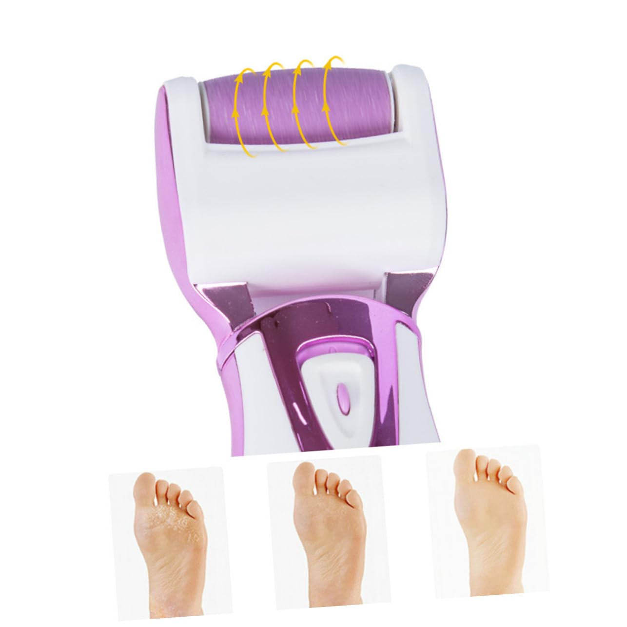 Appareil Électrique pour Éliminer les Callosités des Pieds, Rouge