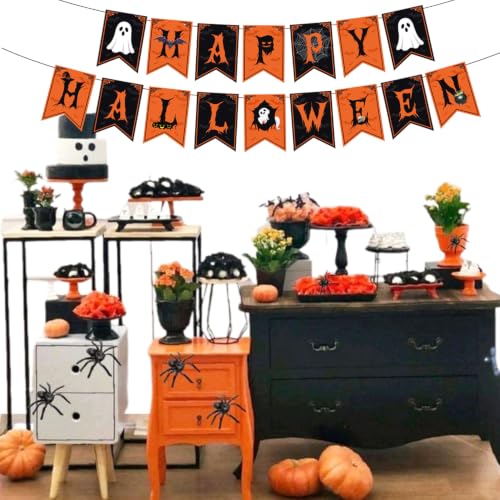 Image of Happy-Halloween Party-Decorations Indoor-Wall Ceiling-Decor Streamers