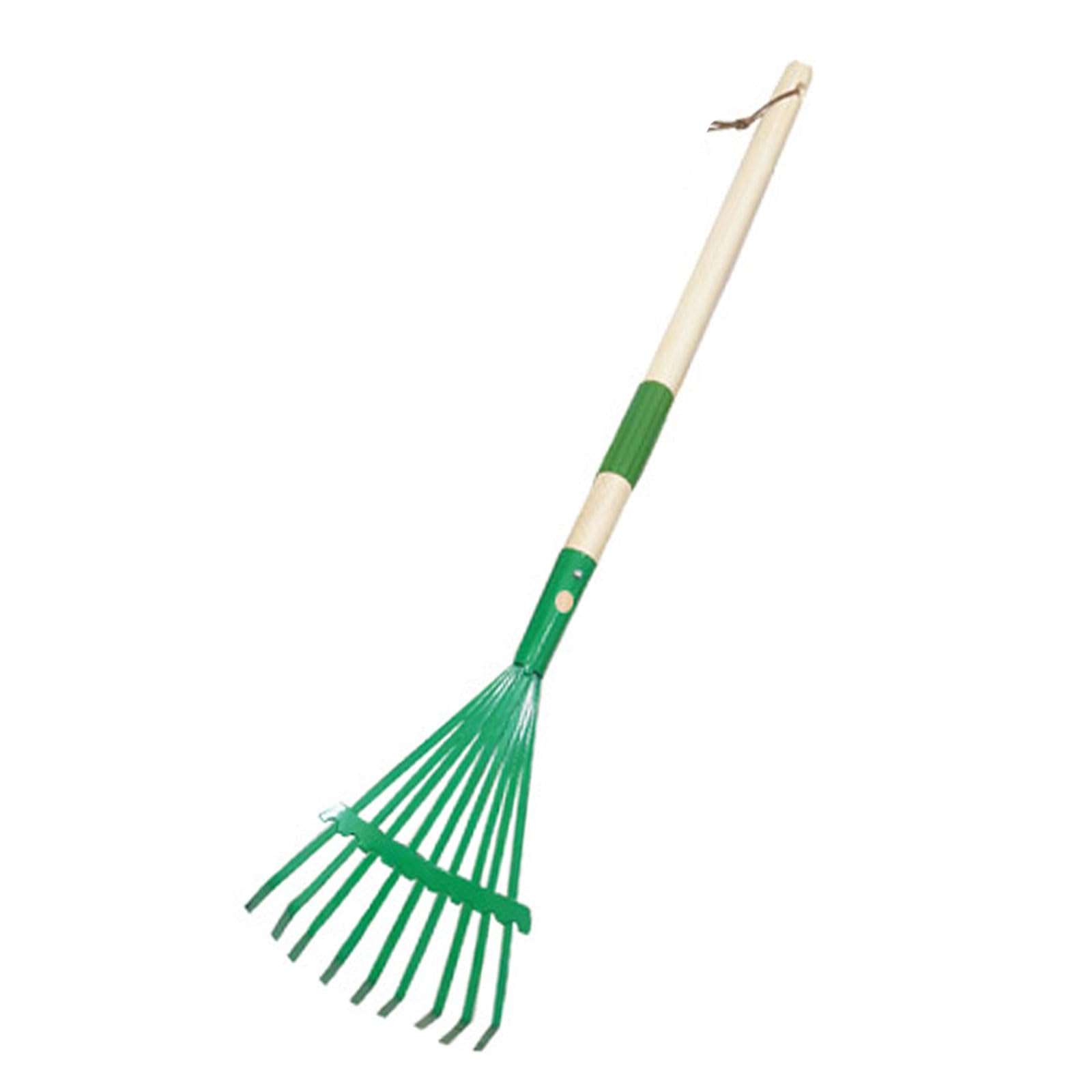Kids Harrow Heavy Duty Harrow for Leaves Child Size Gardening Tools for Boys Girls Gifts Age 3 Years Old Childrens Yard Tools