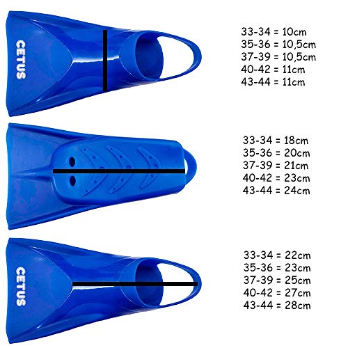 Nadadeira de Natação Fechada Marlin Cetus - 41-42