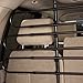 Guardian Gear Vehicle Pet Barrier, Strong, Sturdy, Pressure-Mounted, and Heavy-Duty Adjustable Steel Rubber - Black