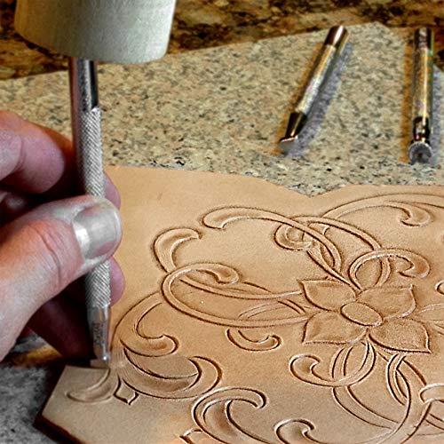 Real Leather Crafts Natural Veg-Tan Tooling Leather, 8.5"X11" #TOP4