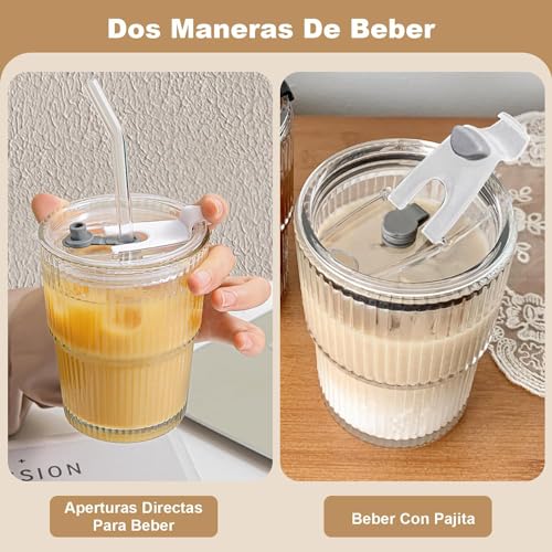 vaso con tapa y popote 15 Imagen adicional