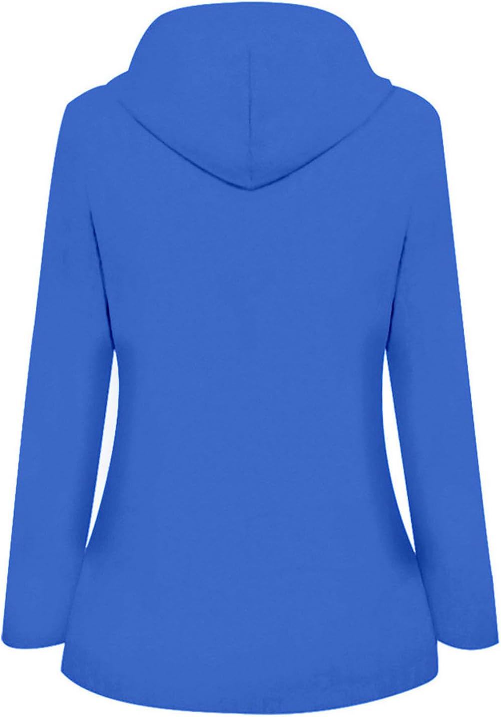 Kuluzego Women's Hooded Rain Coat Jacket - Long Sleeve Sport Yoga Outerwear 2025