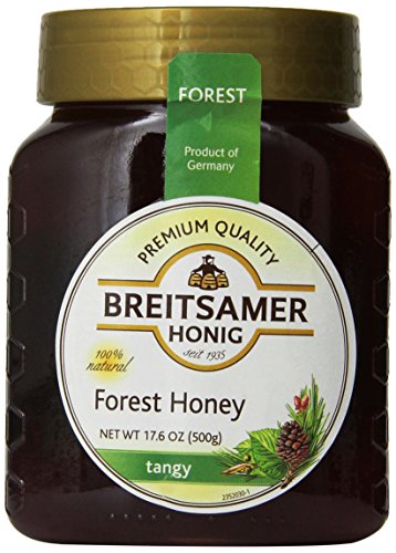 Breitsamer Honig Tangy Forest Honey, 17.6 oz pack de 6