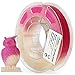 AMOLEN 3D Printer Filament, UV/Sunlight Color Change to Hot Pink PLA Filament 1.75mm +/- 0.03 mm, 200G(0.44lb), Includes Sample Temp Color Change Filament - 100% USA
