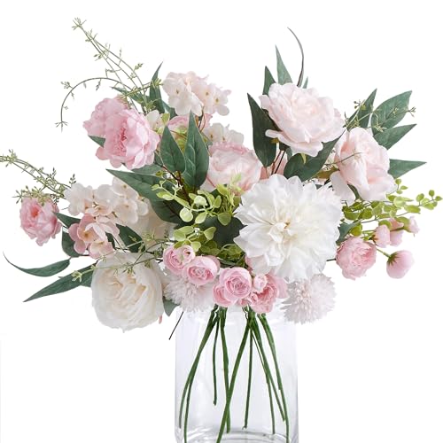 Anna's Whimsy Artificial Flowers Bouquets, Artificial Silk Flowers Bouquets for