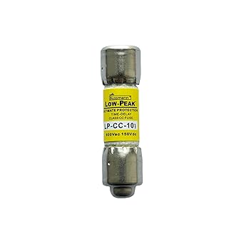 New OEM LP-CC-10 LP-CC-10A LP-CC 10A 600Vac Time Delay Fuse, Pack of 10