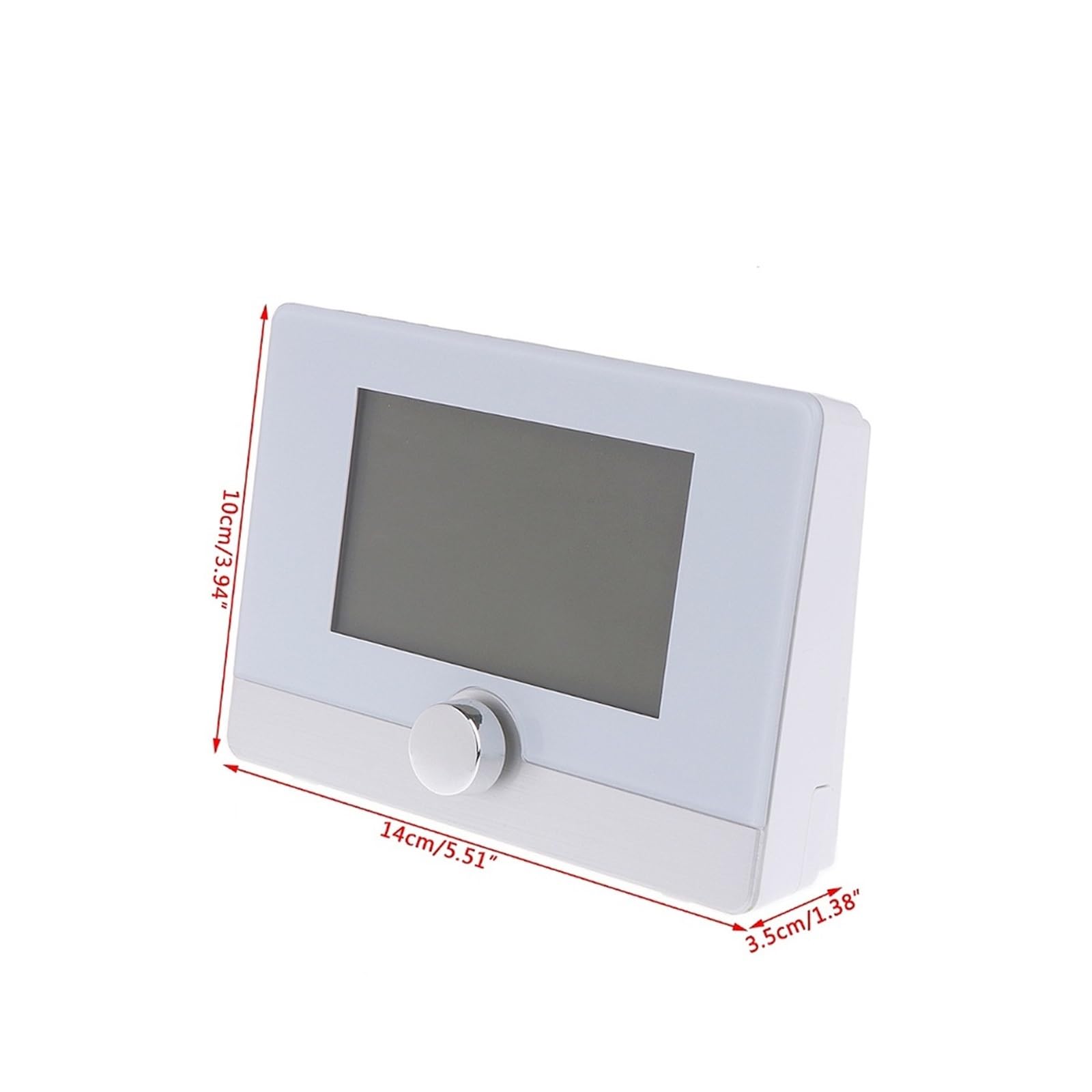 Inteligentny termostat, Przewodowy cyfrowy termostat pokojowy do kocioł gazowy, termostat grzewczy 5A niebieskie podświetlenie programowalny termoregulator kotła(Wit)