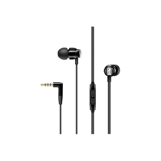 Sennheiser cx 300s microcuffia microfonica tipo ear canal con comandi remoti universali, nero