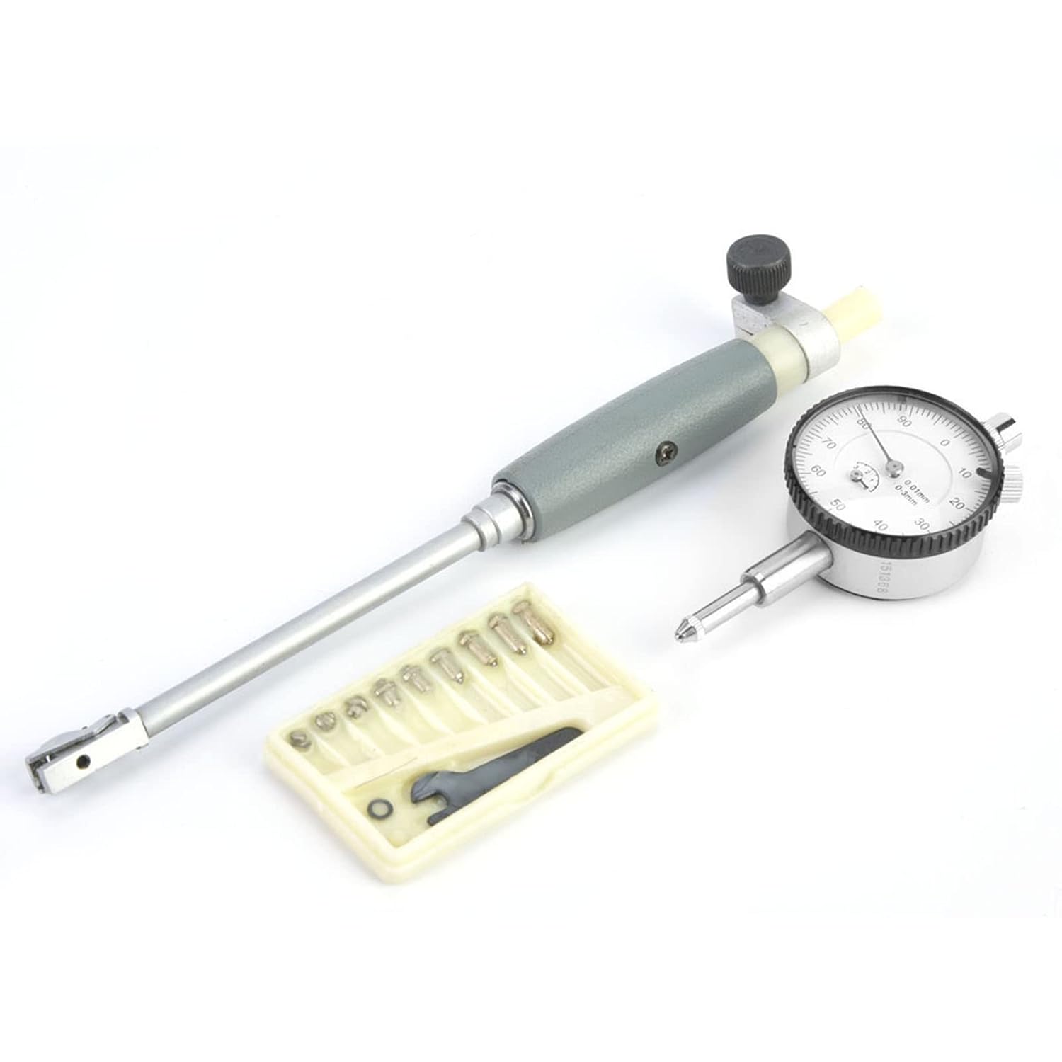 AKLOSIPY エンジンシリンダーの0.01mm精度を備えた10-18mmステンレス鋼の内径測定ツールをダイヤルボアゲージ