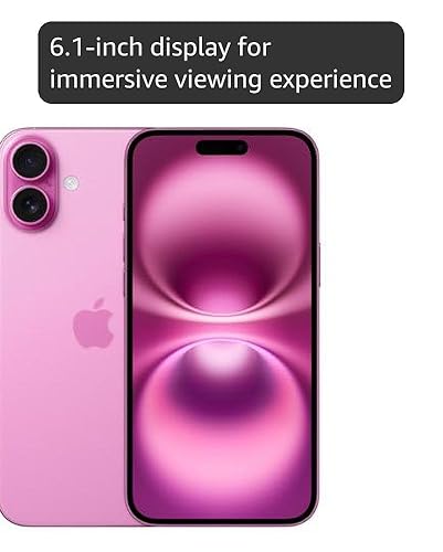 Amazon.com: Apple iPhone 16, US Version, 128GB, Pink for T-Mobile