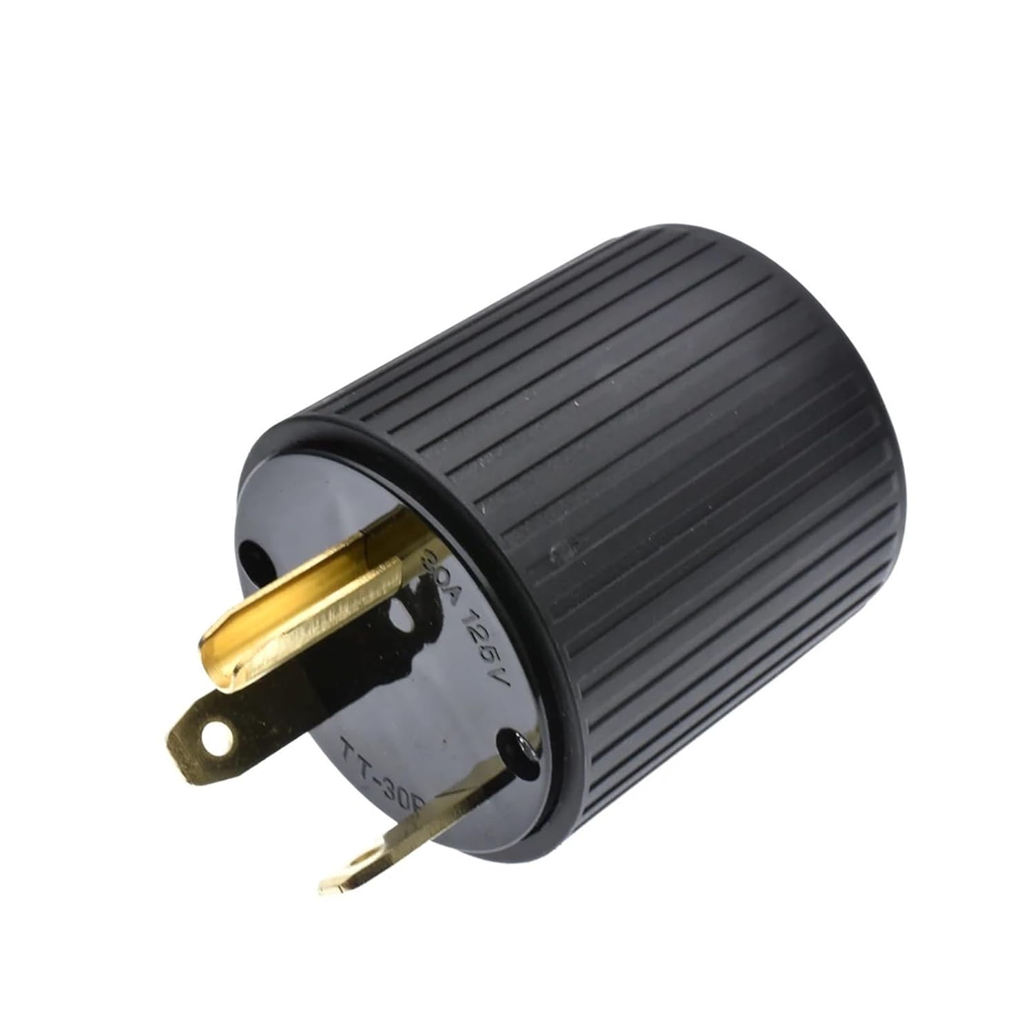 125V 30A TT-30P TT-30R American Generator Socket Anti-Drop Industrial Power Socket Direct Wire Connector(NEMA TT-30P)