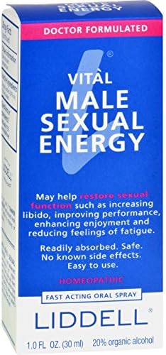 2Pack! Liddell Homeopathic Energy Male - 1 fl oz