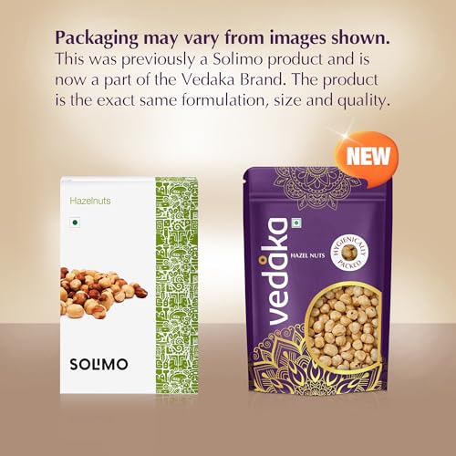 Image of Amazon Brand - Vedaka Premium Dried Hazelnuts | 250G | Natural And Ideal For Snacking