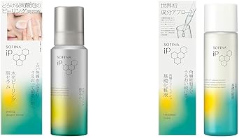 Sofina iP Waterlight Peeling Foam Serum + Keratolytic Treatment, Foundation Makeup