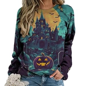 domirica Halloween Sweatshirt For W...