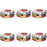 tesa extra power perfect gewebeband schwarz  Tesa Extra Power 56389 - Cinta de reparación universal (6 unidades), color negro, blanco y plateado