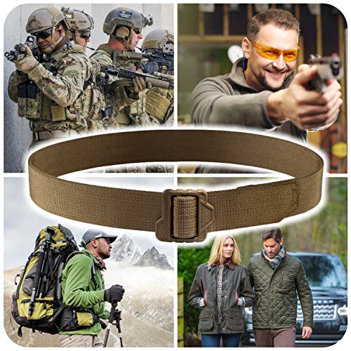 M-Tac Double Duty Tactical Belt - Military Webbing Nylon Utility Belt Plastic Buckle2