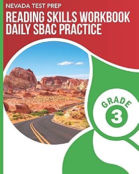 Paperback NEVADA TEST PREP Reading Skills Workbook Daily SBAC Practice Grade 3: Preparation for the Smarter Balanced ELA/Literacy Tests Book