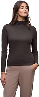 Camiseta básica de Cuello Alto para Mujer