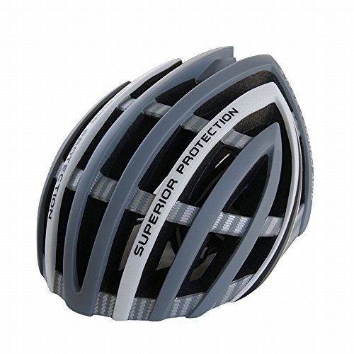 Casco de ciclismo integrado GZZ gris talla L para deportes al aire libre